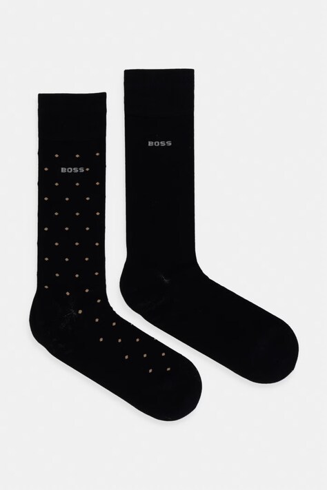 BOSS skarpety męskie 2-pack czarne 50547831