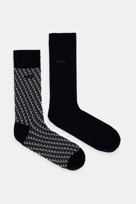 BOSS skarpety męskie 2-pack czarne 50559422