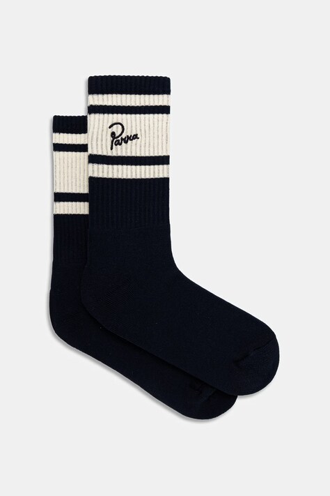 by Parra Signature prugaste čarape za muškarce mornarsko plave 55190