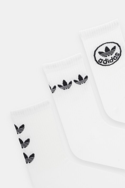 Шкарпетки adidas Originals Trefoil 3-pack — SS26-LGU008, білий — фото 2