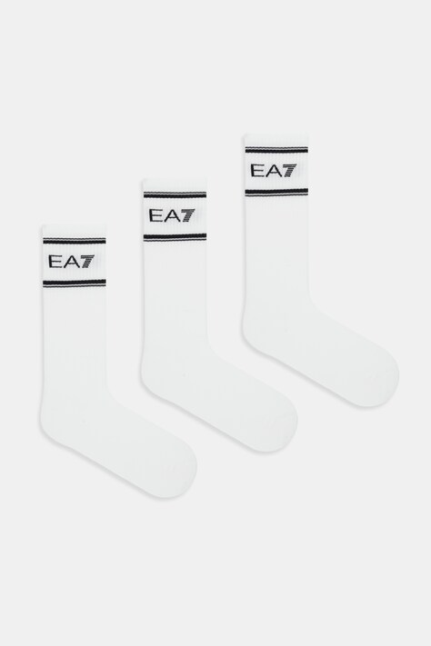 EA7 Emporio Armani skarpetki 3-pack kolor biały AF18572.7X000381