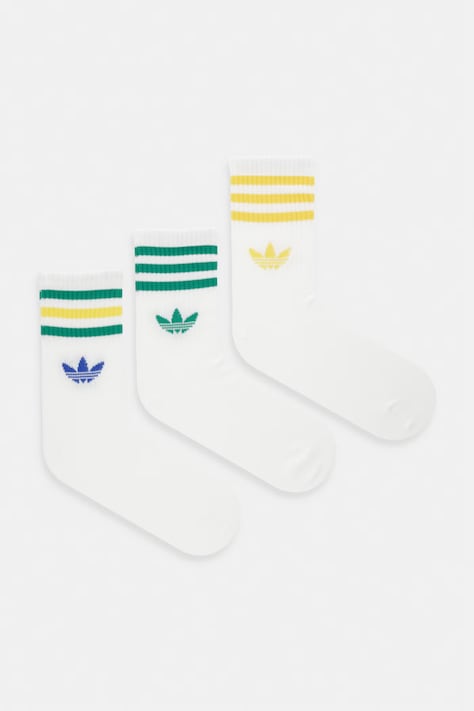 adidas Originals skarpetki 3-pack kolor beżowy KD8250