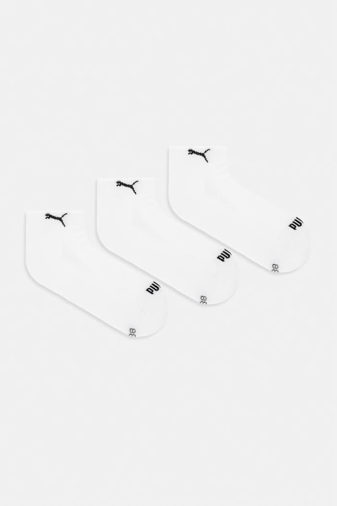 Puma skarpetki CUSHIONED QUARTER 3-pack kolor biały 938581