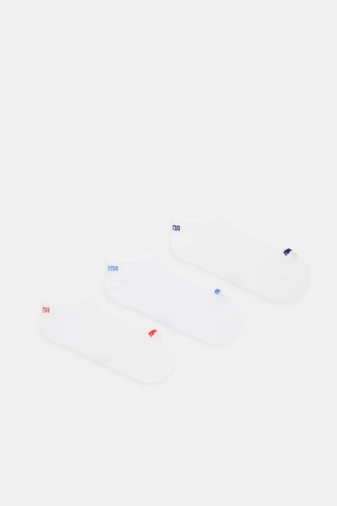 Puma skarpetki SNEAKER PLAIN 3-pack kolor biały 938624