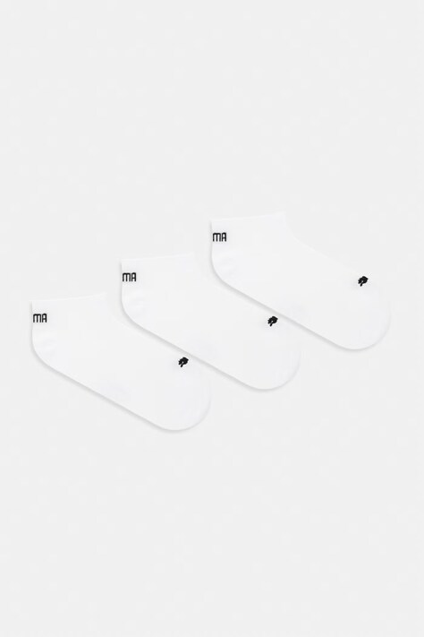 Puma skarpetki SNEAKER PLAIN 3-pack kolor biały 938624