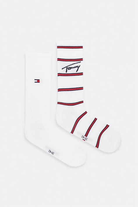 Tommy Jeans skarpety 2-pack białe 701239244