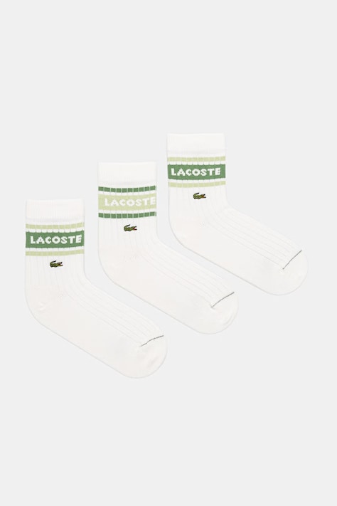 Lacoste skarpety 3-pack białe RA1922