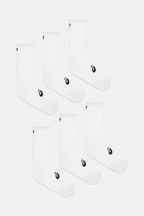 Asics skarpetki 6-pack kolor biały 3033C302