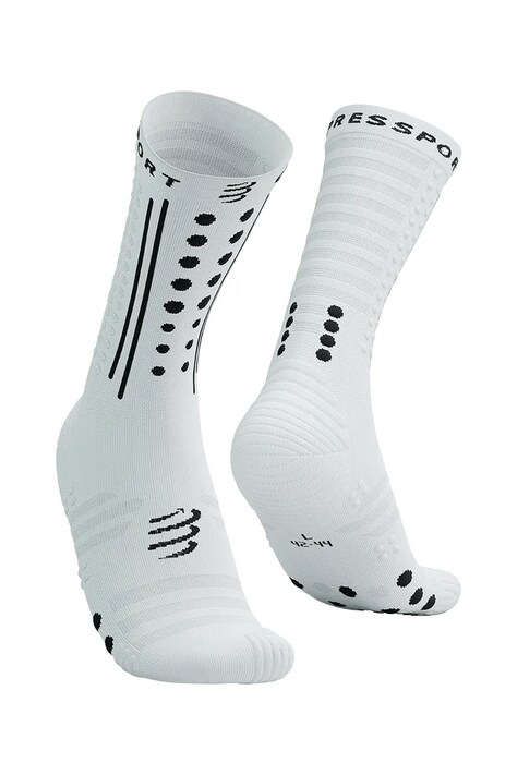 Compressport skarpety kompresyjne Aero 2.0 białe SMCU7350