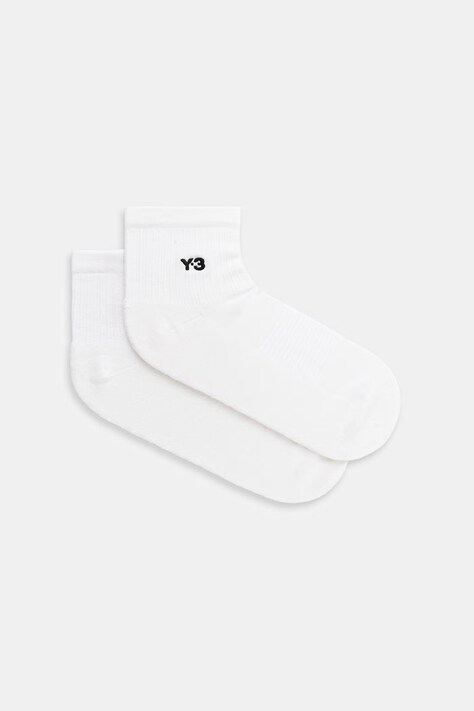 Κάλτσες Y-3 CL SOCK LO χρώμα: άσπρο, JZ6274