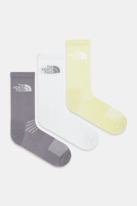 The North Face șosete 3-pack culoarea gri, NF0A882HN8U1