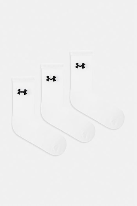 Under Armour skarpetki Performance 3-pack kolor biały 6009685