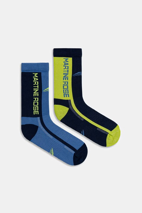 Martine Rose skarpety 2-pack niebieskie 1179JF04539