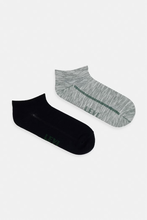 Levi's skarpety z bawełną 2-pack czarne 37157-1333