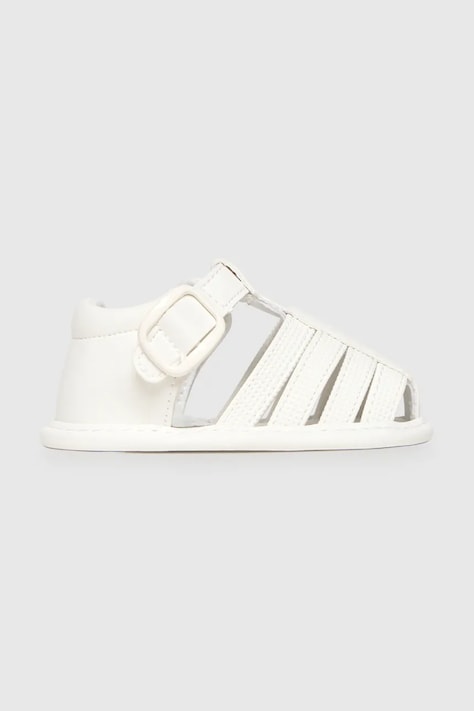 Mayoral Newborn sandały niemowlęce kolor biały 9086