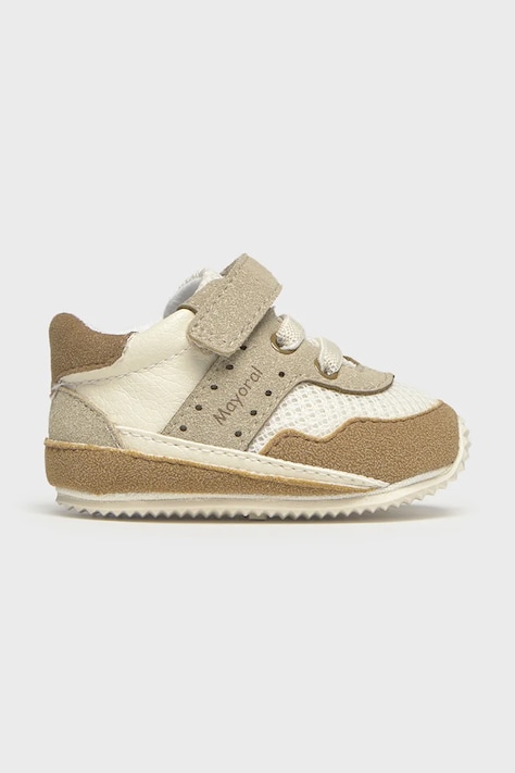 Mayoral Newborn buty niemowlęce kolor beżowy 9087