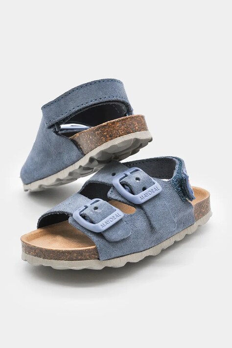 Mayoral sandały skórzane dziecięce kolor niebieski 41803