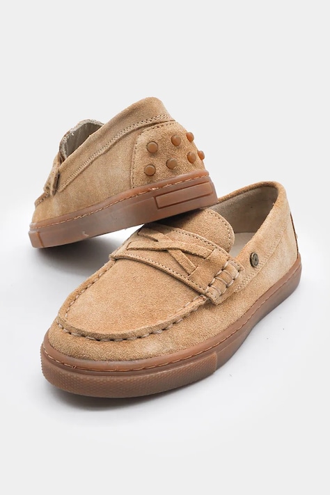 Mayoral mocasini din piele întoarsă culoarea maro, 45750