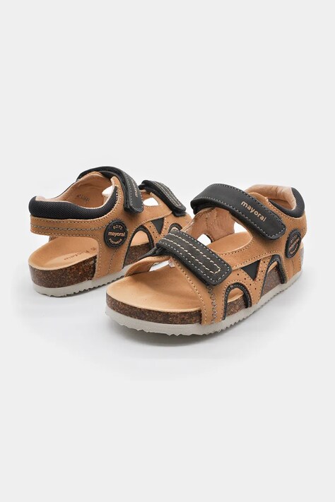 Mayoral sandały dziecięce kolor brązowy 43775