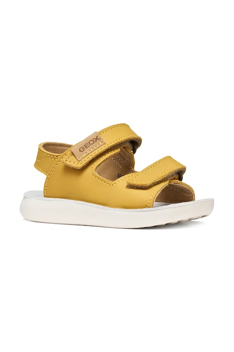 Geox sandały dziecięce nubukowe SANDAL LIGHTFLOPPY żółte B455SB.00032