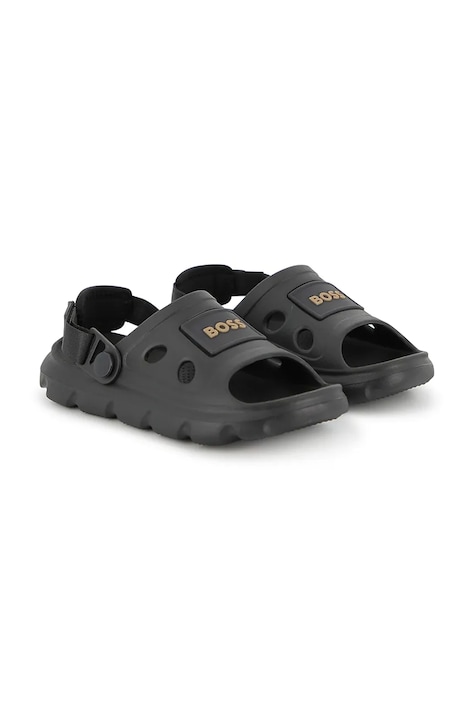 Otroški sandali BOSS črna barva, J52813