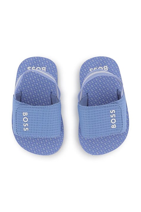 BOSS sandały dziecięce kolor fioletowy J52820