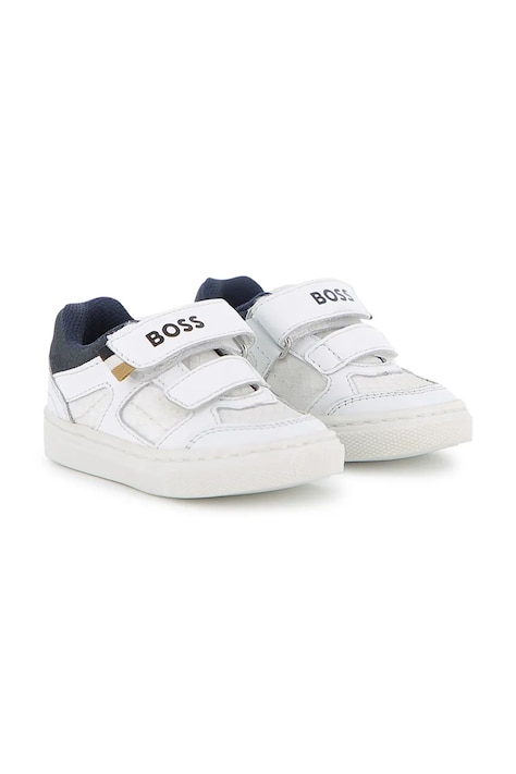 Παιδικά sneakers BOSS χρώμα: άσπρο, J52827