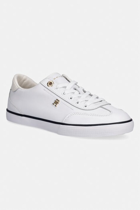 Tommy Hilfiger TH CHIC LOW PROFILE VULC tenisówki damskie skórzane białe niskie FW0FW09104