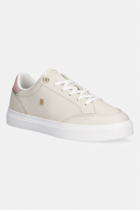 Tommy Hilfiger TH CHIC CUPSOLE sneakersy damskie beżowe FW0FW09106
