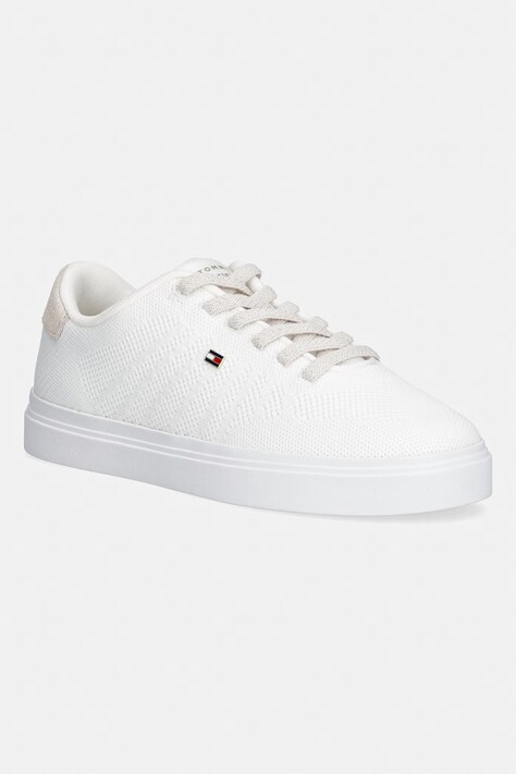Tommy Hilfiger TH FEMININE CUPSOLE KNIT sneakersy damskie białe FW0FW09289