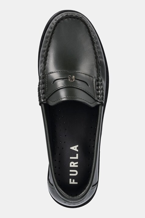 Шкіряні мокасини Furla College Loafer — фото 4