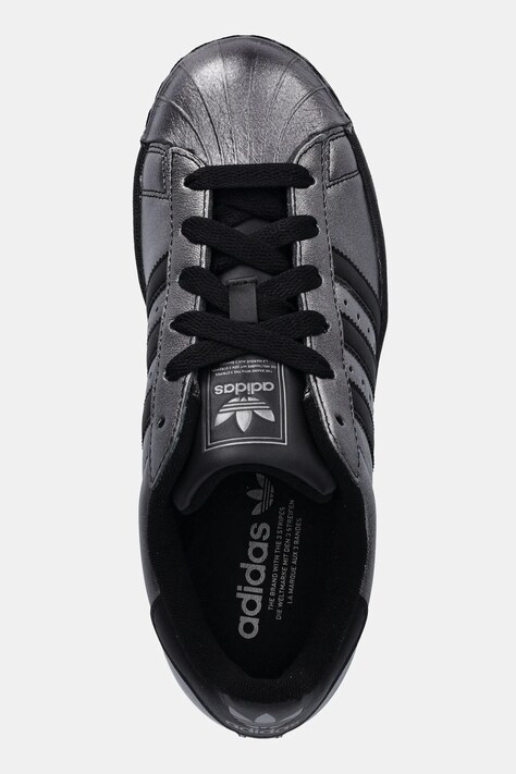 Шкіряні кросівки adidas Originals Superstar II — SS26-OBD071, чорний — фото 4