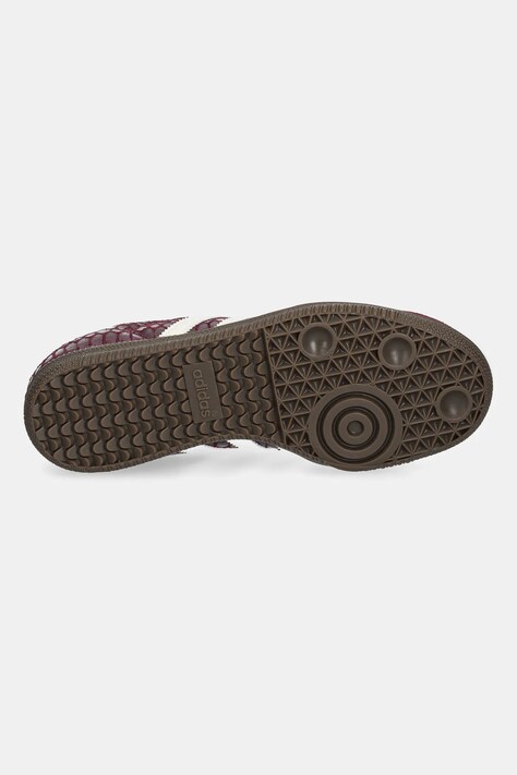 Шкіряні кросівки adidas Originals Samba Og — SS26-OBD076, бордо — фото 5