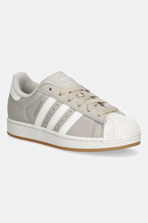 adidas Originals sneakersy skórzane Superstar II damskie kolor szary IH4145