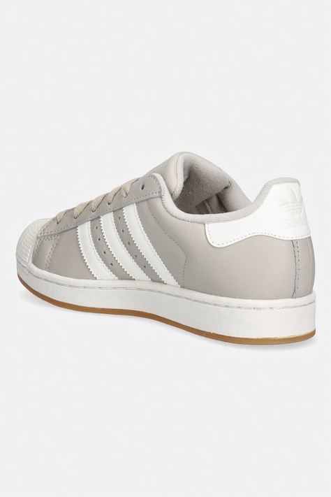 Шкіряні кросівки adidas Originals Superstar II — SS26-OBD079, сірий — фото 3