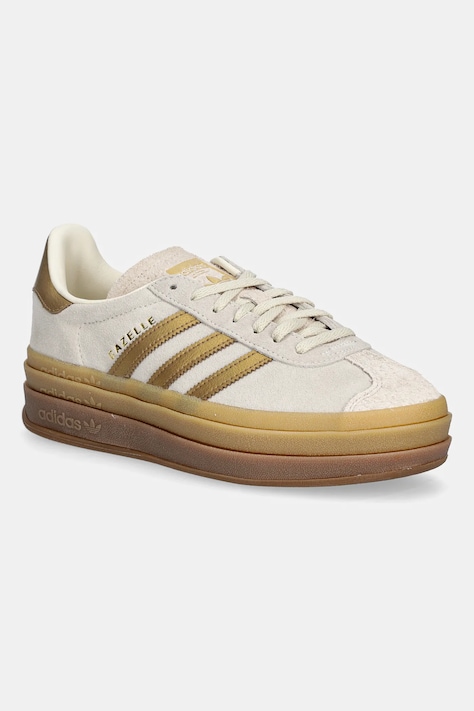 adidas Originals sneakers din piele întoarsă Gazelle Bold culoarea bej, IH6781