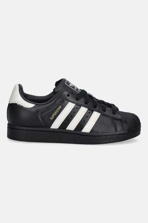 Шкіряні кросівки adidas Originals Superstar II — SS26-OBD086, чорний — фото 2