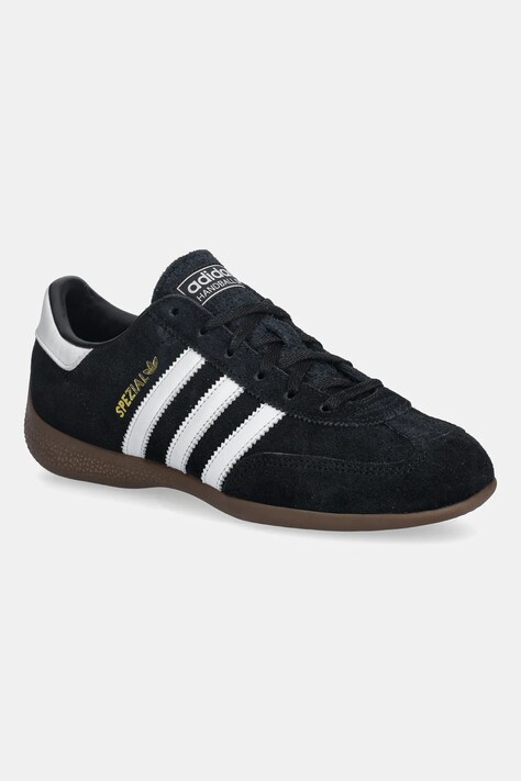 adidas Originals sneakersy zamszowe Handball Spezial Lo Pro damskie kolor czarny KJ3629