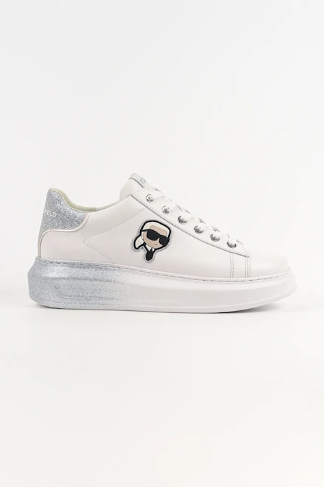 Karl Lagerfeld sneakers din piele KAPRI culoarea alb, KL62530F