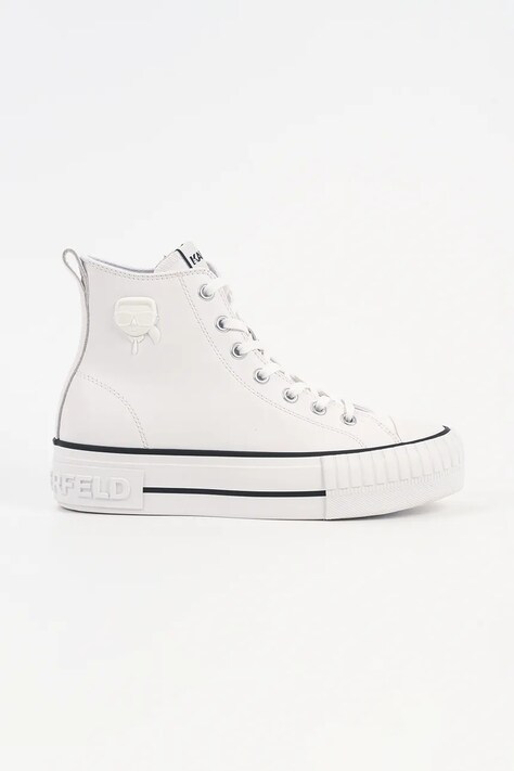 Karl Lagerfeld trampki skórzane KAMPUS MAX NFT kolor biały KL60456