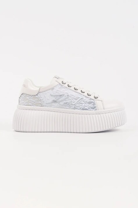 Karl Lagerfeld sneakersy KREEPER LO damskie kolor biały KL42326