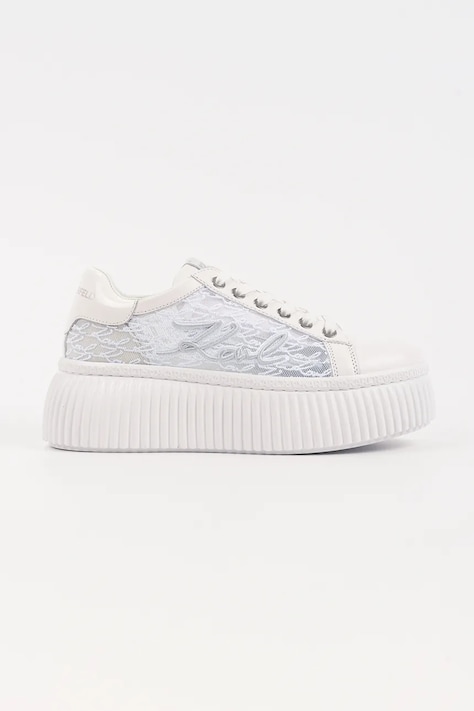 Karl Lagerfeld sneakersy KREEPER LO damskie kolor biały KL42326