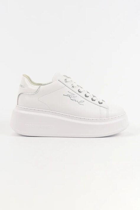 Karl Lagerfeld sneakersy skórzane ANAKAPRI damskie kolor biały KL63518A