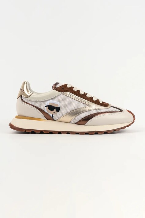 Karl Lagerfeld sneakersy KAIRO NFT damskie kolor beżowy KL61130N