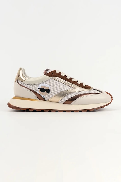 Karl Lagerfeld sneakersy KAIRO NFT damskie kolor beżowy KL61130N