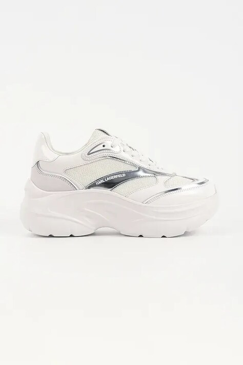 Karl Lagerfeld sneakersy KONTOUR WEDGE kolor biały KL68016