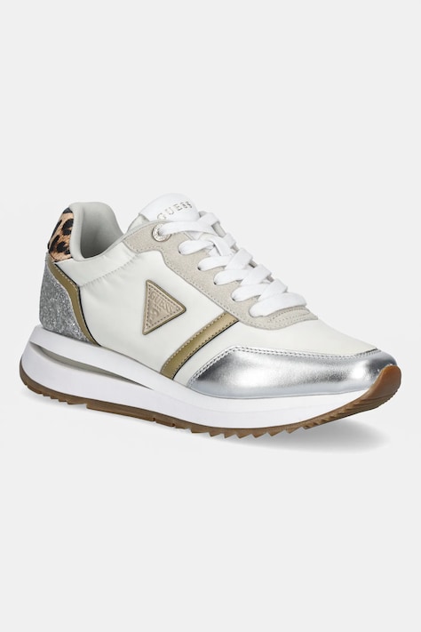 Guess sneakersy EAGAR2 damskie kolor beżowy FLP2EG PEL12