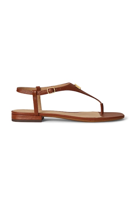 Кожаные сандалии Lauren Ralph Lauren Everley 2 цвет коричневый 802982881001