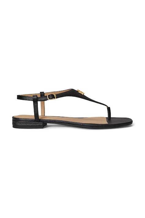 Δερμάτινα σανδάλια Lauren Ralph Lauren Everley 2 χρώμα: μαύρο, 802982881002