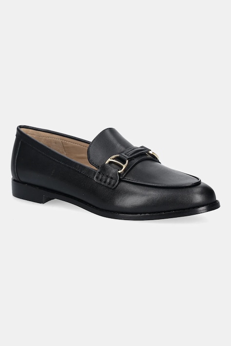 Δερμάτινα μοκασίνια Lauren Ralph Lauren Tasha Loafer χρώμα: μαύρο, 802P02121001